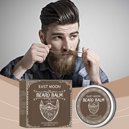 East Moon Cedar Wood Beard Care Wax Men's Beard Cedar Wood Care Cream Nourishes And Strengthens Beard