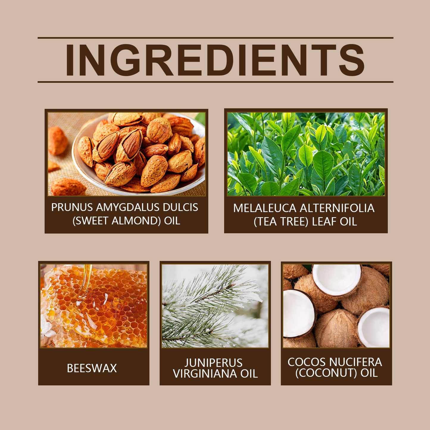 East Moon Cedar Wood Beard Care Wax Men's Beard Cedar Wood Care Cream Nourishes And Strengthens Beard